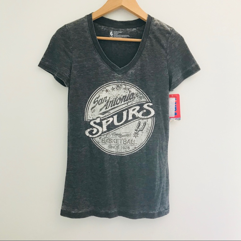 San Antonio Spurs V Neck Tee